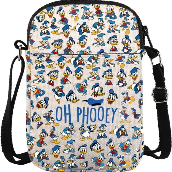 Stylish Duck Lover Gift - Waterproof Oh Pho-ey Canvas Bag with Adjustable Strap - Picture 1 of 7
